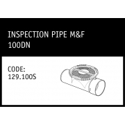Marley Solvent Joint Inspection Pipe M&F 100DN - 129.100S